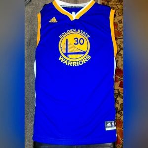 Adidas Golden State Warriers Curry #30 Jersey Sz YXL